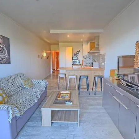 Apartment Juan Les Pins Tanit Climatise Vue Sur Piscine Antibes
