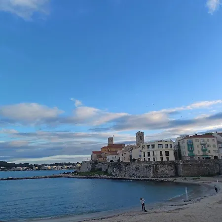 Juan Les Pins Tanit Le Gébal Climatisé Vue Sur Piscine Apartamento Antibes