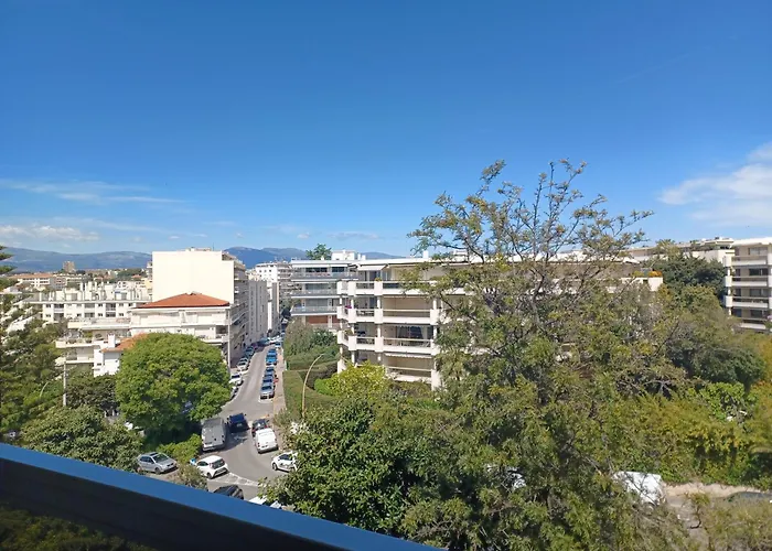 Apartman Juan Les Pins Tanit Le Gebal Climatise Vue Sur Piscine *