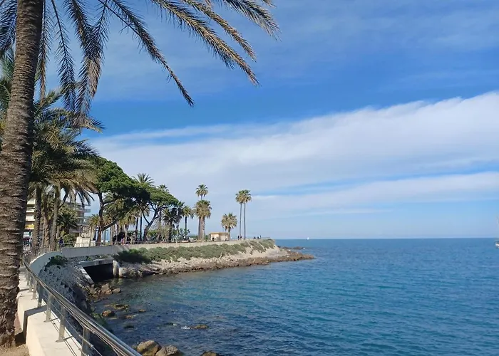 Juan Les Pins Tanit Le Gébal Climatisé Vue Sur Piscine *